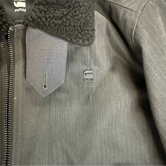 G-Star Raw Flight Bomber Jacket in Cloack.  Sz: Small - Picture 7 of 16